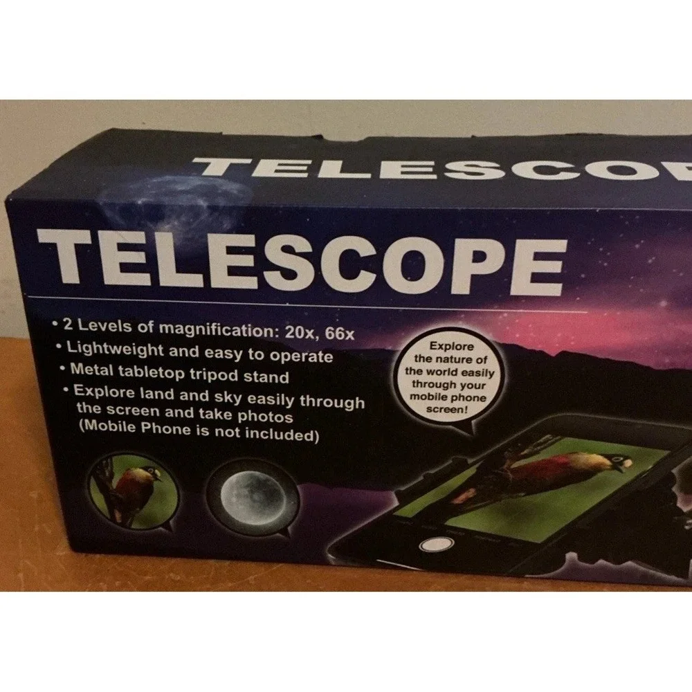 TELESCOPE WITH SMARTPHONE‎ HOLDER 400x50MM For Ages 8 Plus